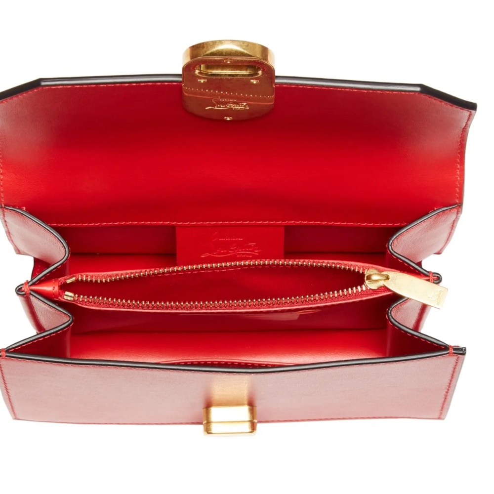 New Authentic CHRISTIAN LOUBOUTIN Large Elisa Calfskin bag - Picture 3 of 13